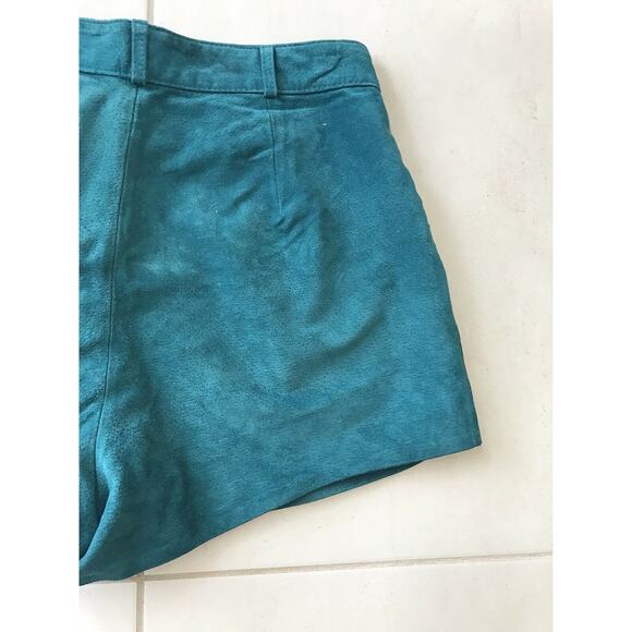 I Love H81 Forever 21 High Waist Suede Pleated Shorts FLAW - Picture 10 of 12